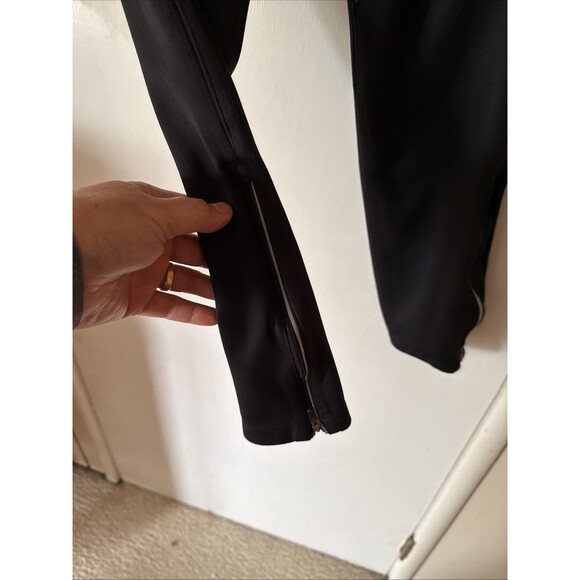 Nike Running Pants Black Dri-Fit Drawstring Zip Ankle Gym Track | Mens Small - Picture 6 of 12
